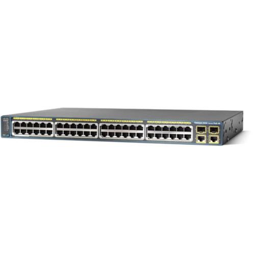 Cisco Catalyst WS C2960-Plus 48PST-S PoE switch