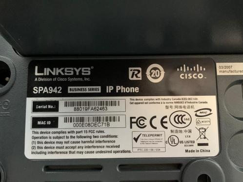 Cisco Linksys SPA942 IP Phone