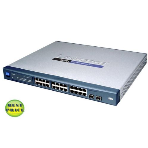 Cisco Linksys SR2024 24 poorts Gigabit Switch