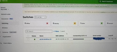 Cisco Meraki MS220-24P PoE Switch