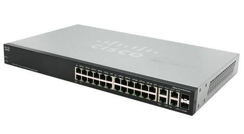 Cisco SF500-24P 24-port 10100 PoE Stackable Managed Switch