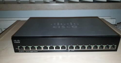 Cisco SG100-16 16 poort Gigabit Switch