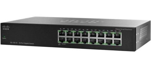 Cisco SG100-16 Gigabit Switch De 16-poorts Gigabit switch
