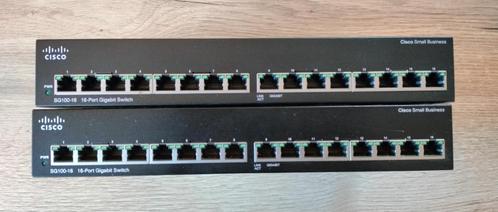 Cisco SG100-16 Unmanaged 16 poort switch (2 beschikbaar)