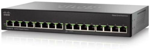 Cisco SG100-16 v2 16-poorts Gigabit ethernet switch
