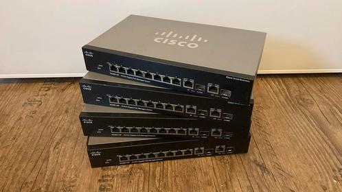 Cisco SG300-10P POE managed switch gigabit  4 stuks