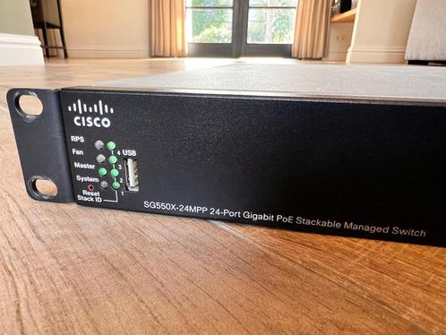 Cisco SG550X-24MPP 24 port Gigabit PoE Stackable Managed Swi