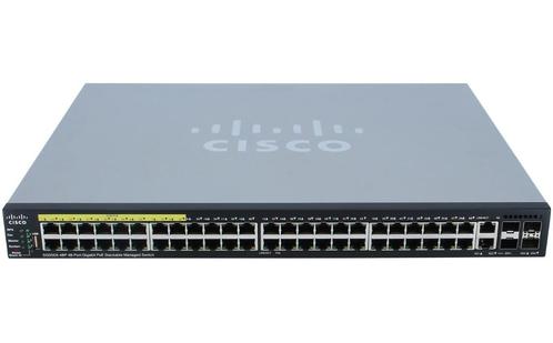 Cisco SG550X-48P 48-Port Gigabit PoE Stackable Managed Switc