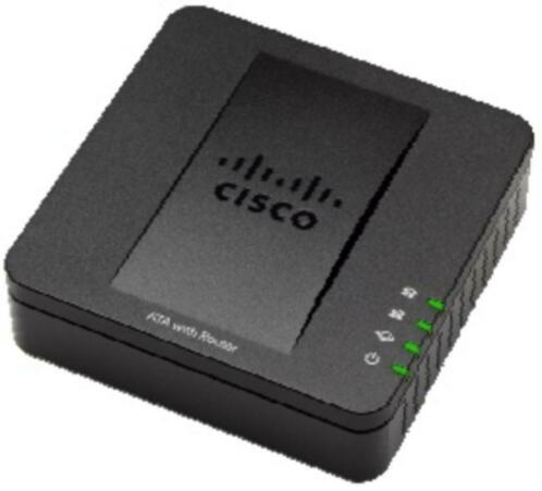 Cisco SPA122 VoIP ATA met router (voor 2 telefoons)