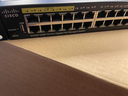 Cisco switch SG350 52 poort POE