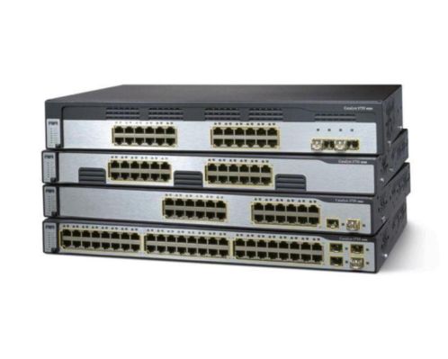 Cisco switches 3750 series, veelal uit voorraad leverbaar