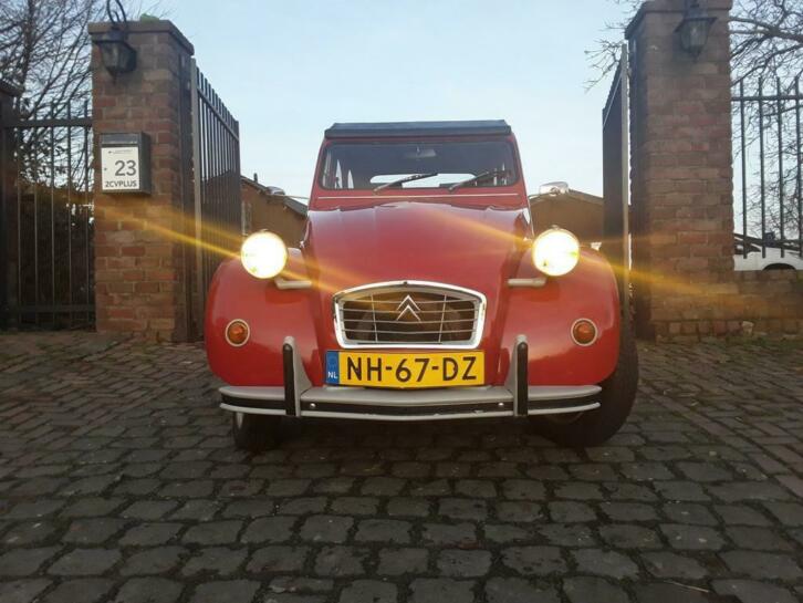 Citroen 2CV 0.6 1985 Rood ALLES MAG IN JE EENDJE 