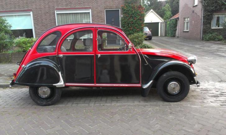Citroen 2CV 0.6 1988 Rood zwart eendje