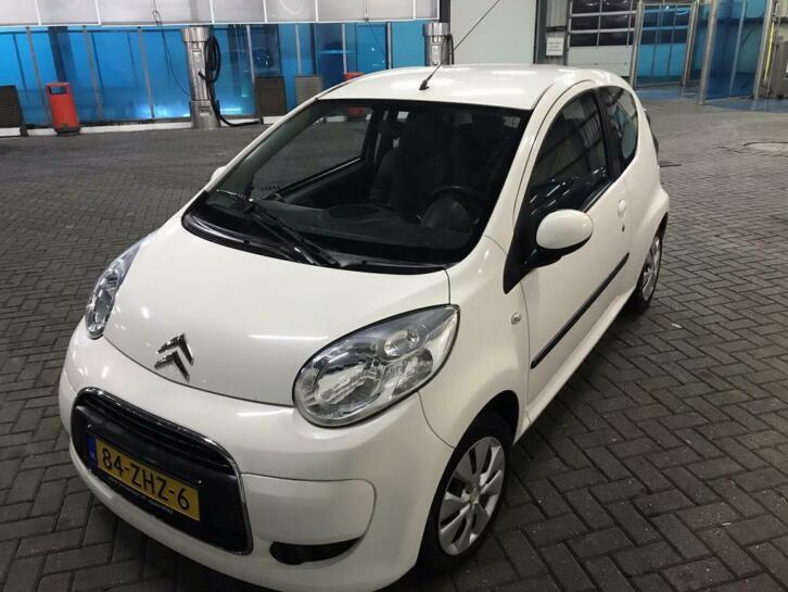 Citroen C1 1.0 3-DRS Automaat 2009 Wit, Weinig kilometers