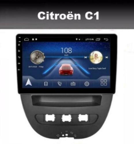 Citroen C1 radio navigatie android 9.0 wifi dab carkit 9039039