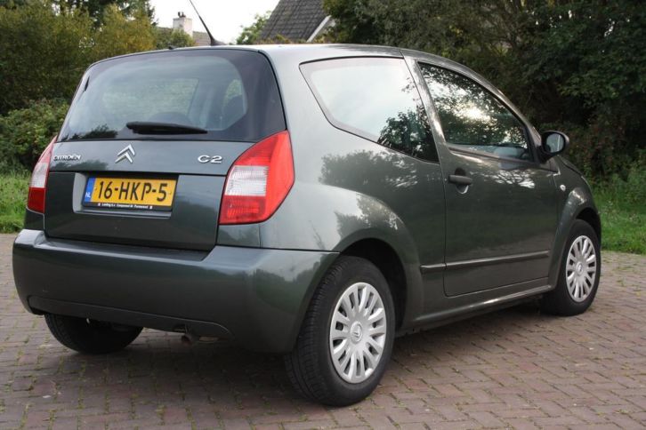 Citroen C2 1.1 I 2009 Groen metallic Topstaat