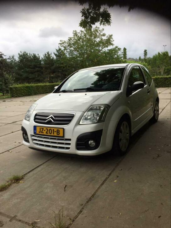 Citroen C2 1.6 I 16V VTS 2009 Wit met 122 PK