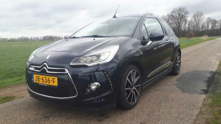 Citroen DS3 1.2 Vti Cabrio Blauw 2016 FuLL Options