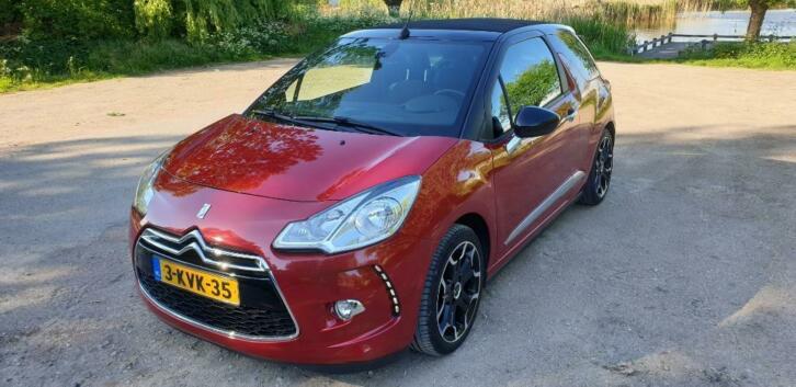 Citroen DS3 1.2 VTI Cabrio Rood Navi Airco Cruisecontrol