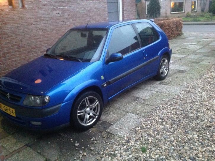 Citroen Saxo 1.4 SX 1999 Blauw 191000 km XenonAudioVelgen