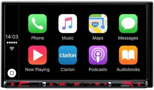 Clarion NX807E - 2DIN Navigatie - Multimedia - Apple CarPlay