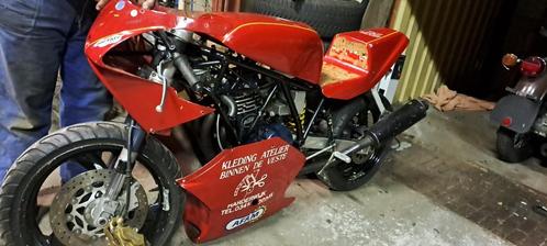 classic KTM motor caferacer minibike