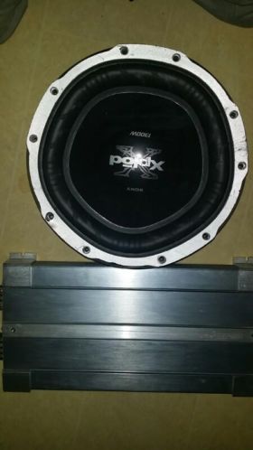 Climax versterker en sony subwoofer