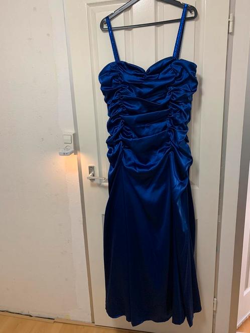 Cobolt blauwe gala jurk maat 46
