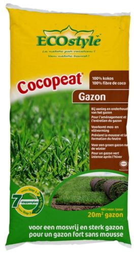 Cocopeat najaar bemesting voor winterklaarmaken gazon 40L