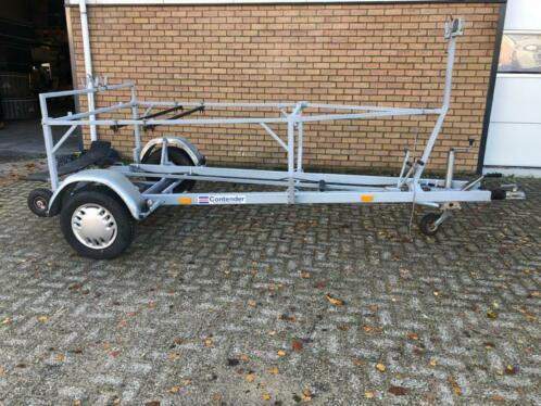 Combi dubbel trailer, voor boten tm 5 mtr. In goede staat