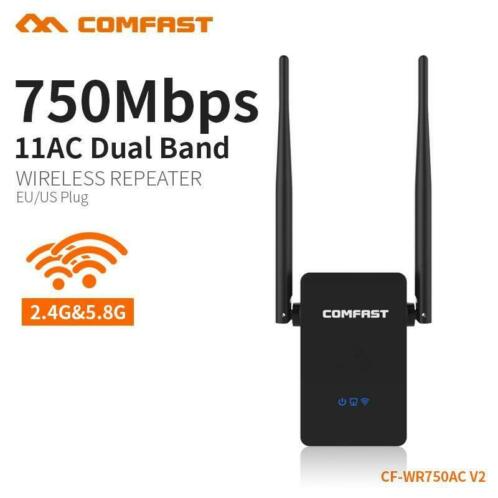 COMFAST 750 Mbps WIFI Extender Repeater 2.4g5.8g wifi