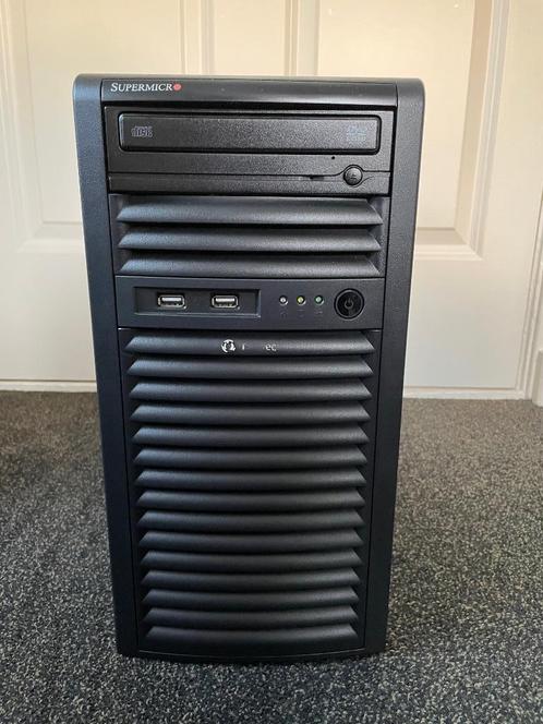 Compacte SuperMicro-server (Xeon 3.1GHz, 8GB RAM, 2TBHDD)