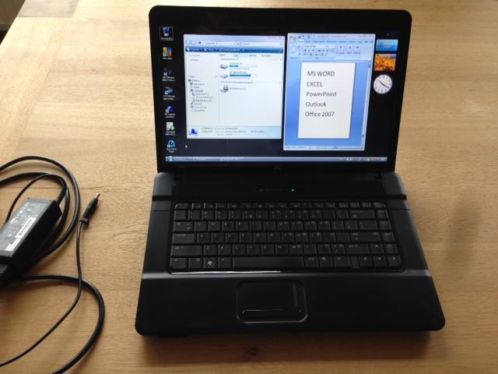 Compaq 610, incl Office 2007, oplader en tas