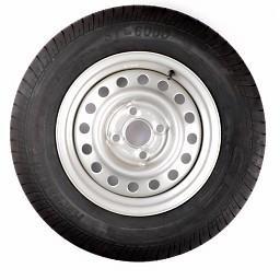 Compleet wiel 165R13C band   velg - opel steek 4x100 -