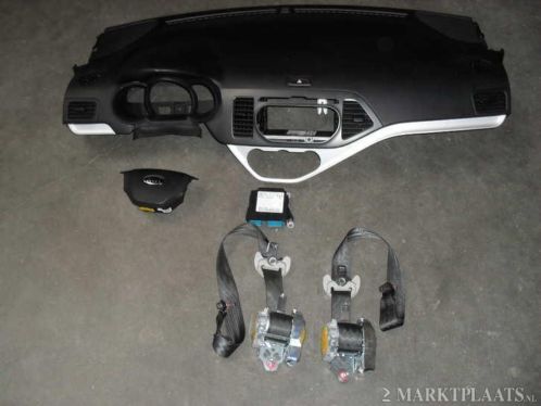Complete airbag set kia picanto model 2011-2015 