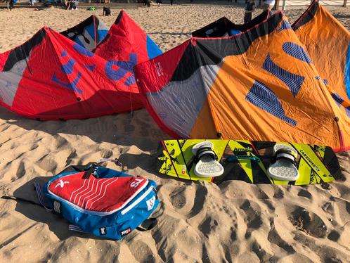 Complete Best kite set TS 5 en 7 meter  bar en board