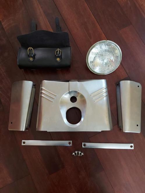 Complete frontpanel Headlight shield Harley Davidson Softail