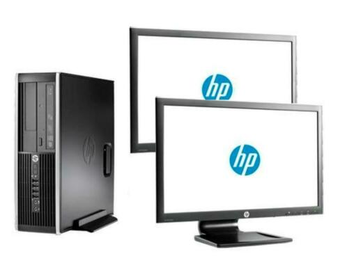 COMPLETE HP PC  2x 23034 FULL HD monitor  1jr Garantie 