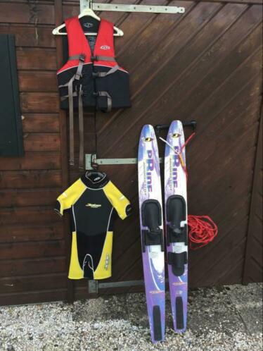 Complete Jobe kinder waterski set shorty, ski, vest, lijn