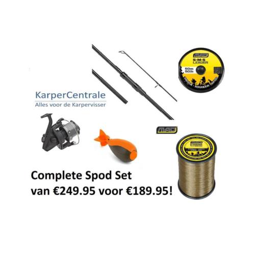 Complete karper spod set  kant en klare spod set