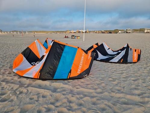 Complete Kite Set te koop 2x RRD kites met bar, board, etc