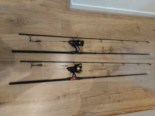 Complete set JRC Rova met Daiwa molens.