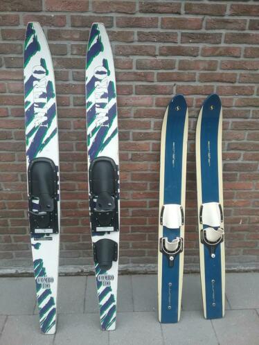 Complete set waterski039s incl touw en skitriangle