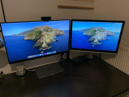 Complete Thuiswerk plek 2x monitor, hp dock en webcam