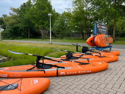 Complete voorraad voor sup verhuurbedrijf Aquamarina