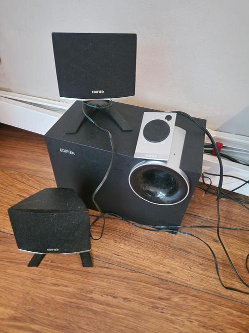 Computer speakers and subwoofer