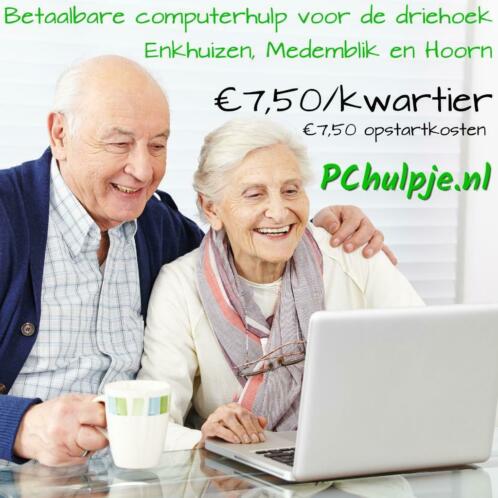 Computerhulp voor de driehoek Enkhuizen, Medemblik en Hoorn.