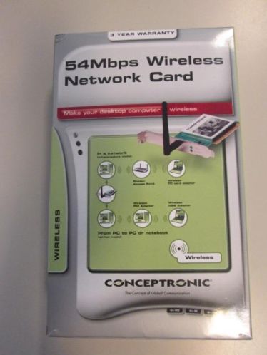 Conceptronic 54 Mbps draadloze netwerkkaart