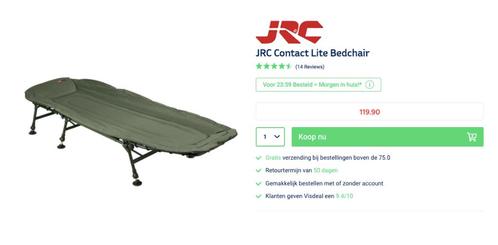 Contact Lite Bedchair(opklapbed zonnebed)