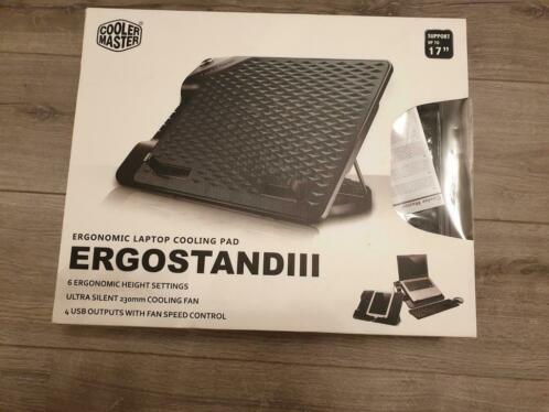 Coolermaster ergostand iii laptop cooling pad